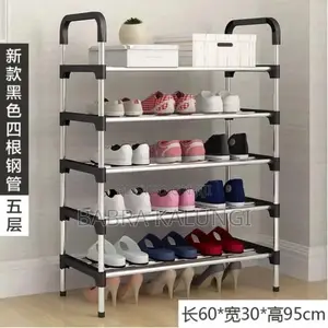 Stainless Steel 6 Layer Shoe Rack