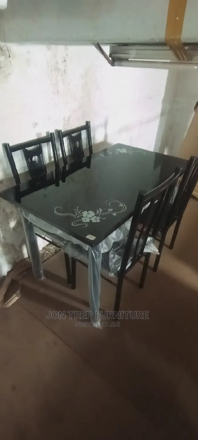 Dining Table Glass 4 Seater