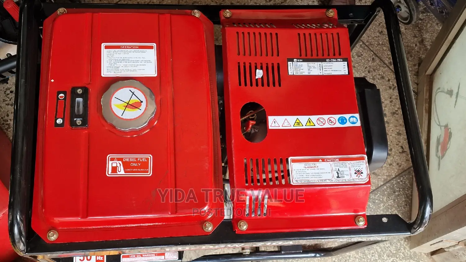 Diesel Welding Generator 7.5kva Heavy Duty