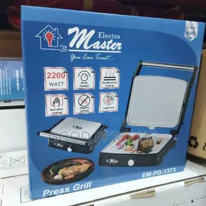 Electro Master Press Grill With 2 Years Open Warranty.