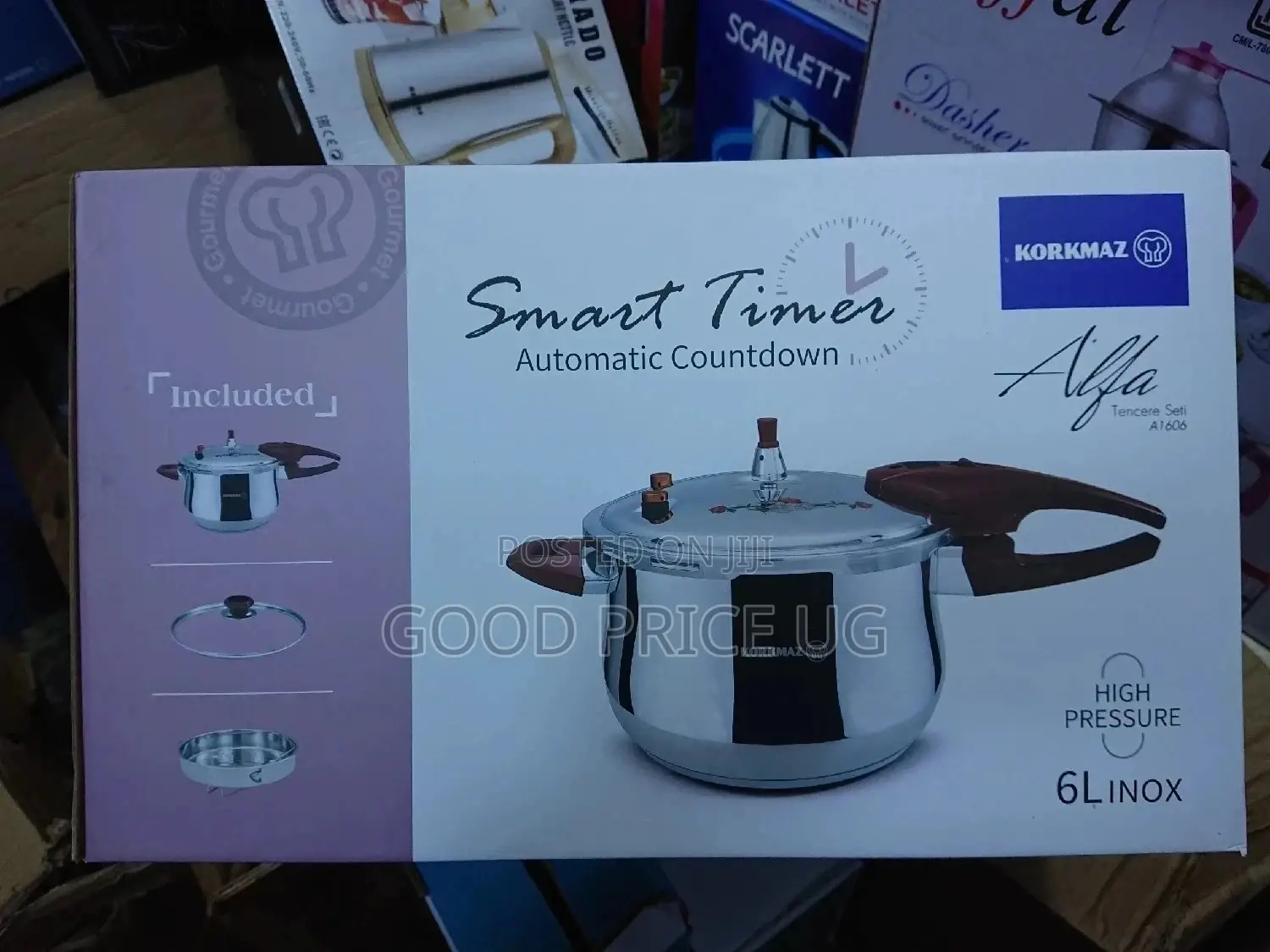 6 Litres Smart Timer Pressure Cooker With 2 Years.