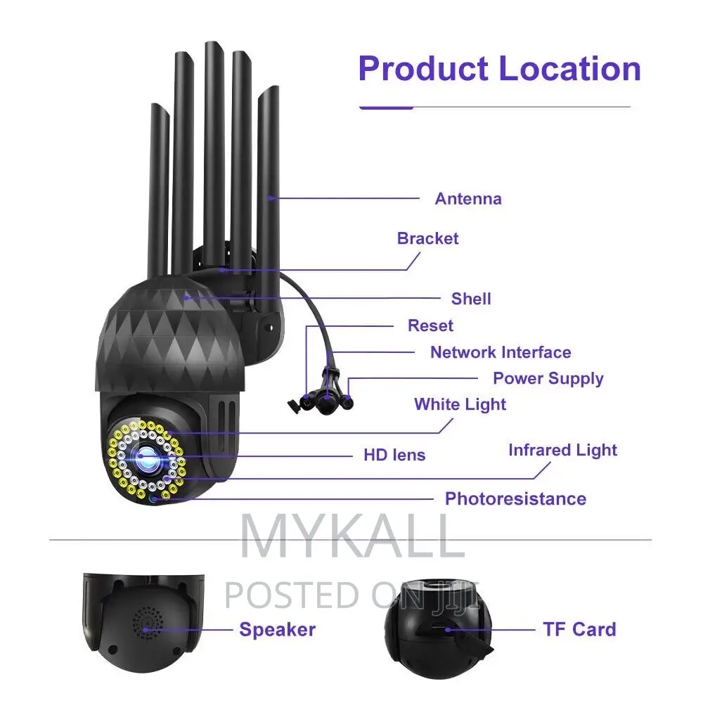 IP CCTV Camera Wifi Wireless System HD 1080P Outdoor