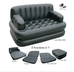 Multi Functional Bed Electric Pump 5 in 1 _Blue/Black