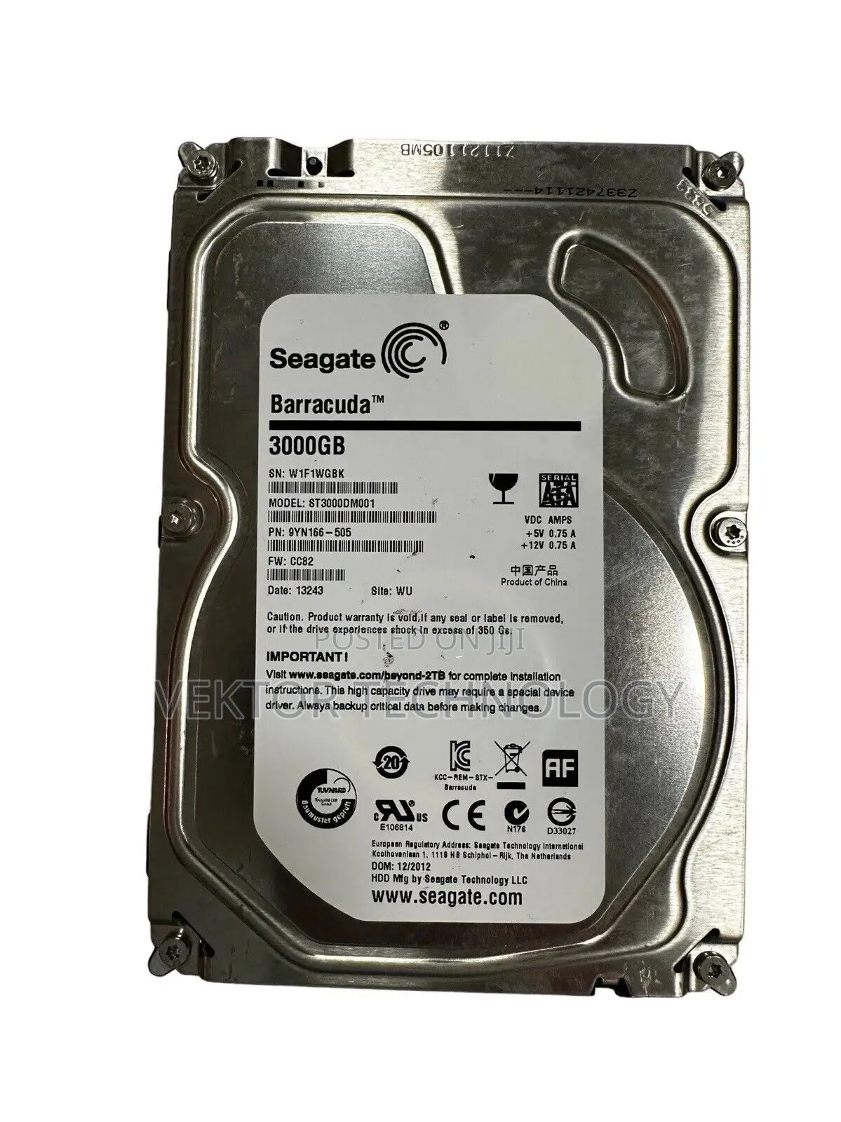 3tb Seagate High-Speed Desktop HDD (7200 Rpm) - Perfect for Creators!