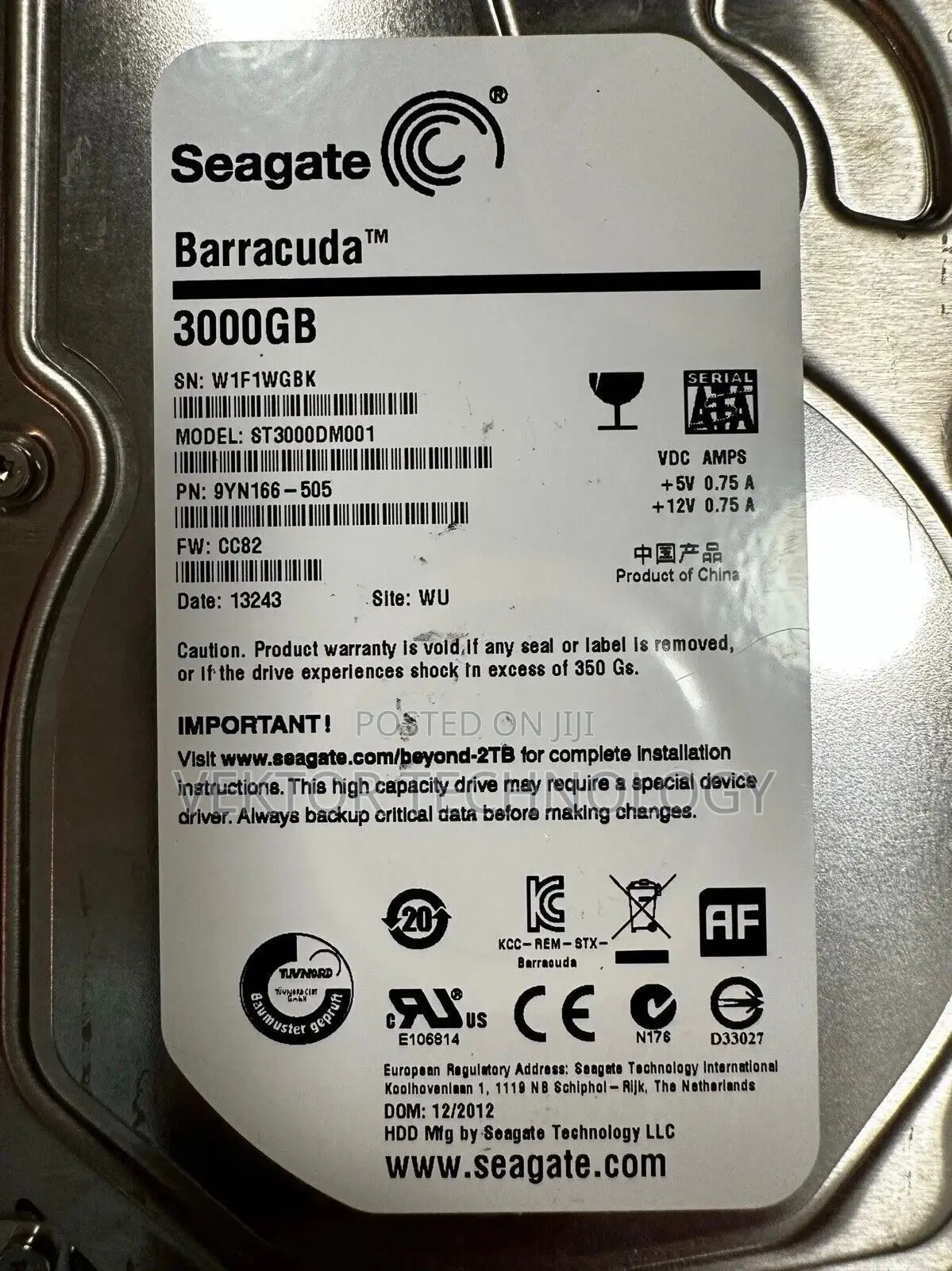 3tb Seagate High-Speed Desktop HDD (7200 Rpm) - Perfect for Creators!