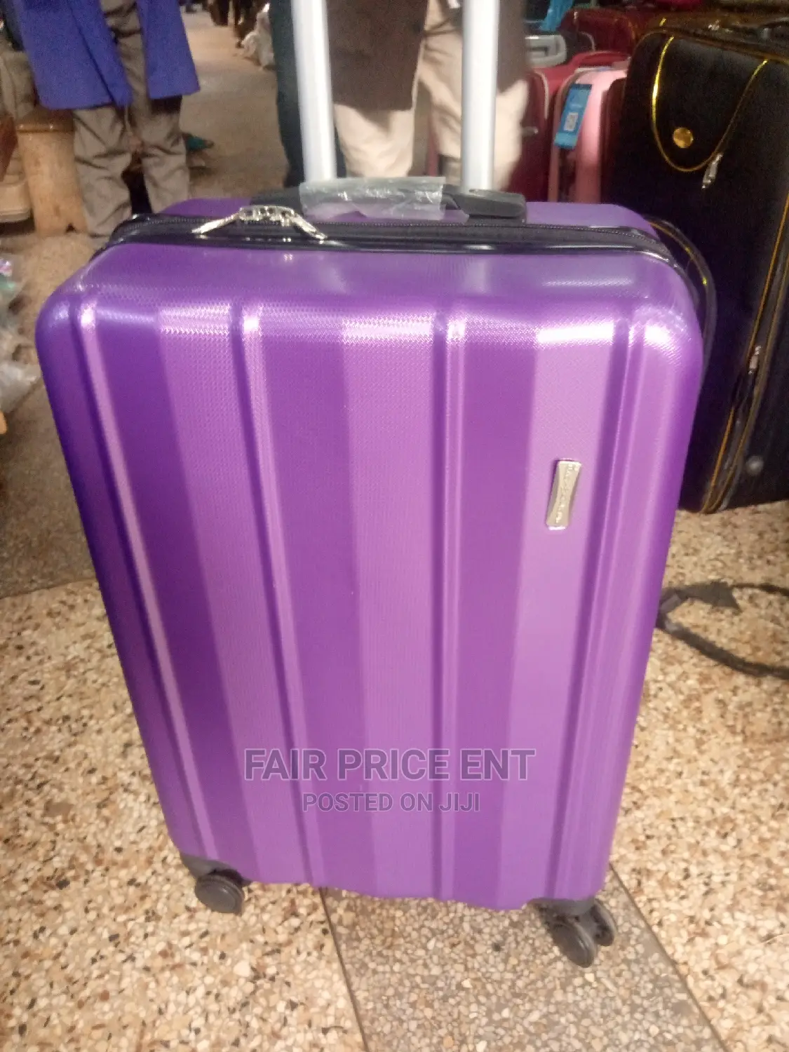 Plastic Suitcases Medium ( Purple)