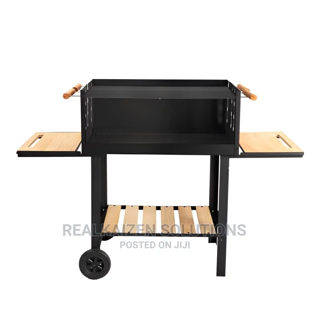 ROYALFORD Durable Iron Construction Barbeque Stand Grill