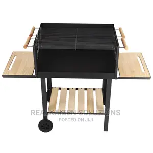 ROYALFORD Durable Iron Construction Barbeque Stand Grill