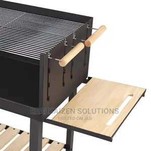 ROYALFORD Durable Iron Construction Barbeque Stand Grill