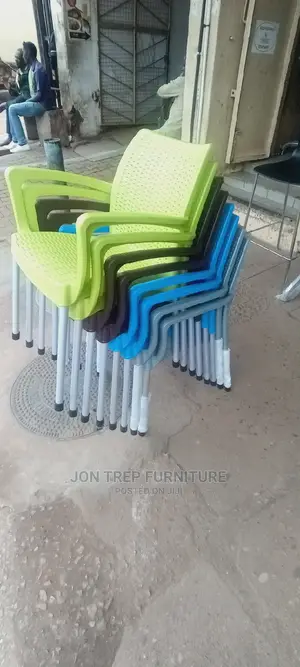 Plastic Chair Blue Color.