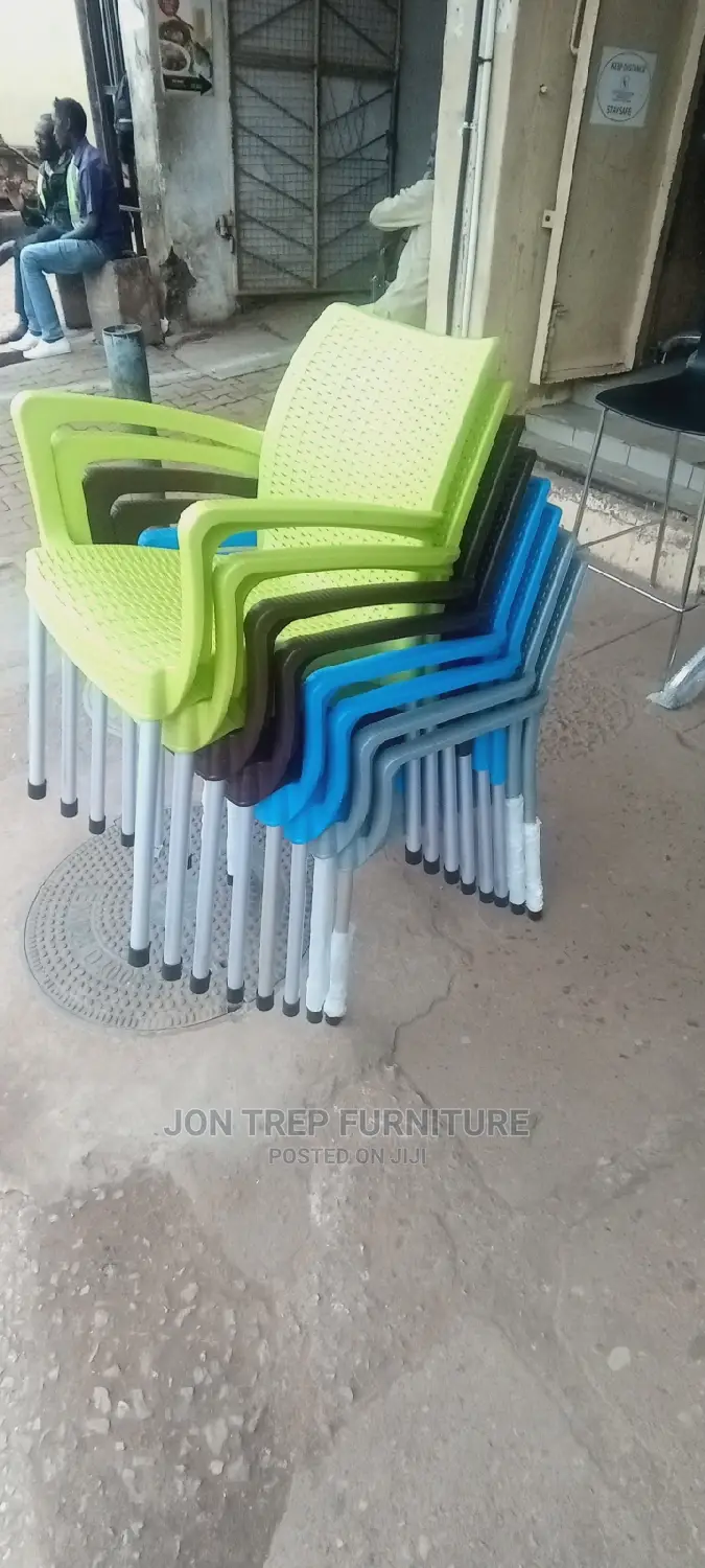 Plastic Chair Blue Color.