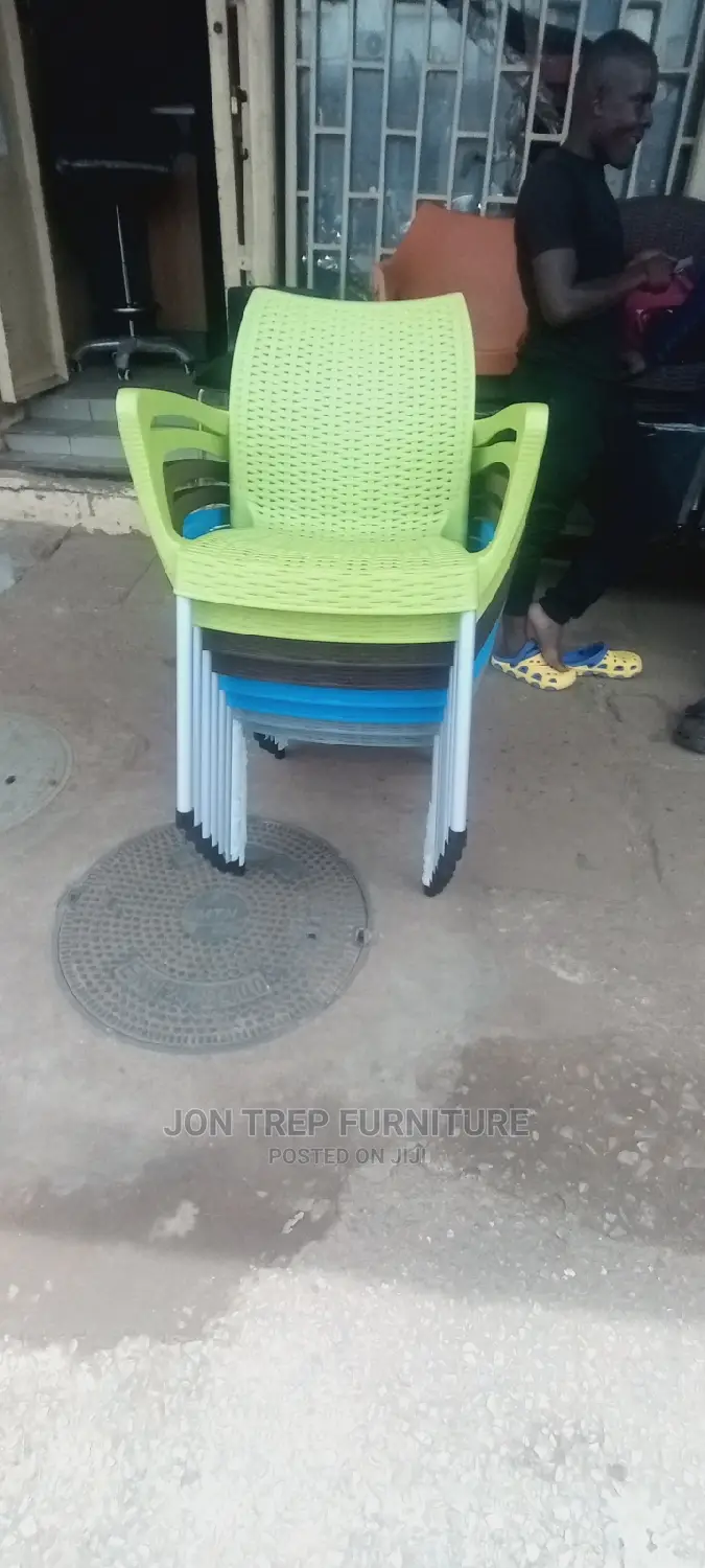 Plastic Chair Blue Color.