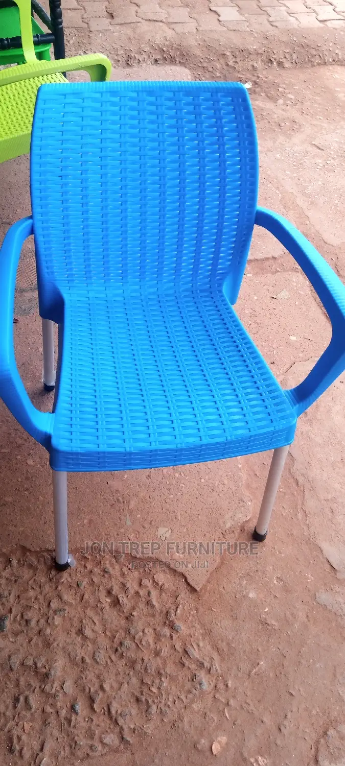 Plastic Chair Blue Color.