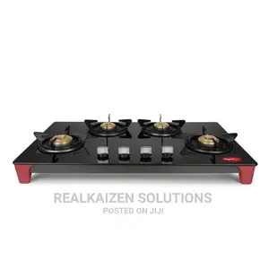 PIGEON by Stovekraft Infinity Glass Top 4 Burner Gas Stove