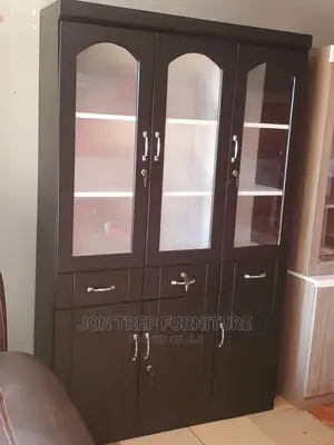 Cupboard 3door Black