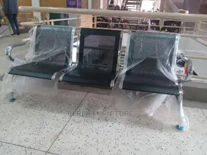 3 Seat Metallic Waiting Chair