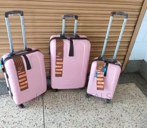 Waterproof Travel Suitcases- Pink