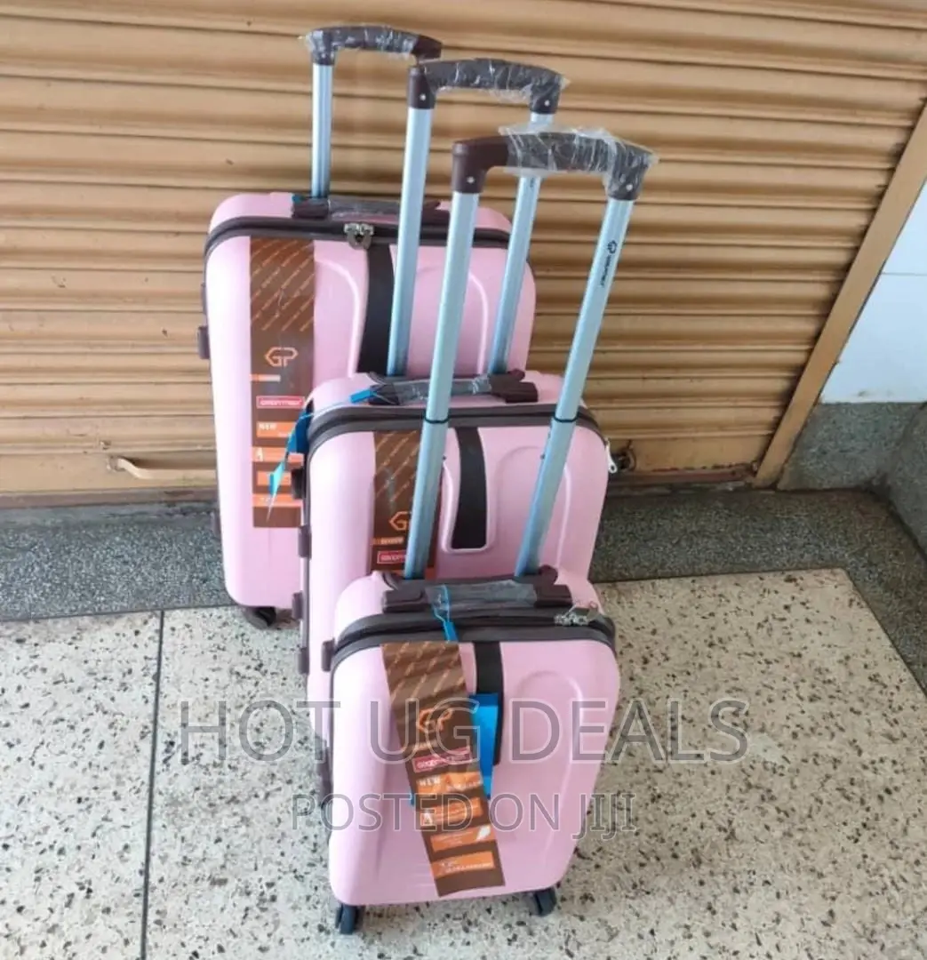 Waterproof Travel Suitcases- Pink