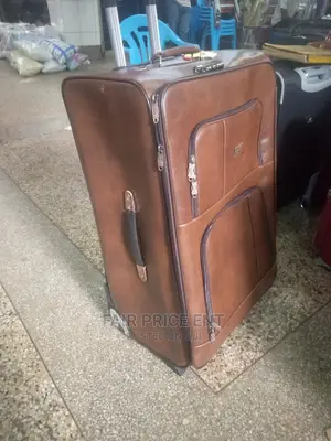 Leather Suitcases Large ( Brown)