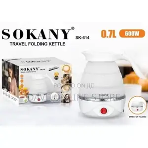 Sokany 0.7L Portable Expandable Collapsible Travel Kettle