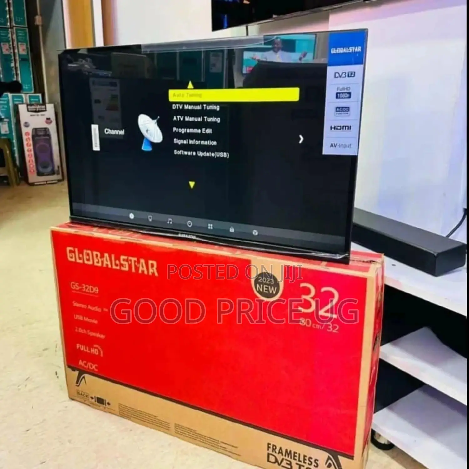 32 Globalstar Digital Tv With 2 Years Warranty.