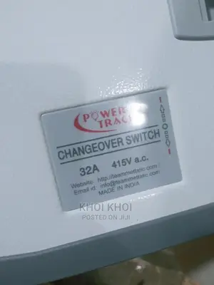 Change Over Switch POWER TRACK