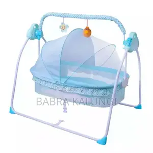 Electric Baby Crib Music Crandle Infant Rocker Auto_ Swing