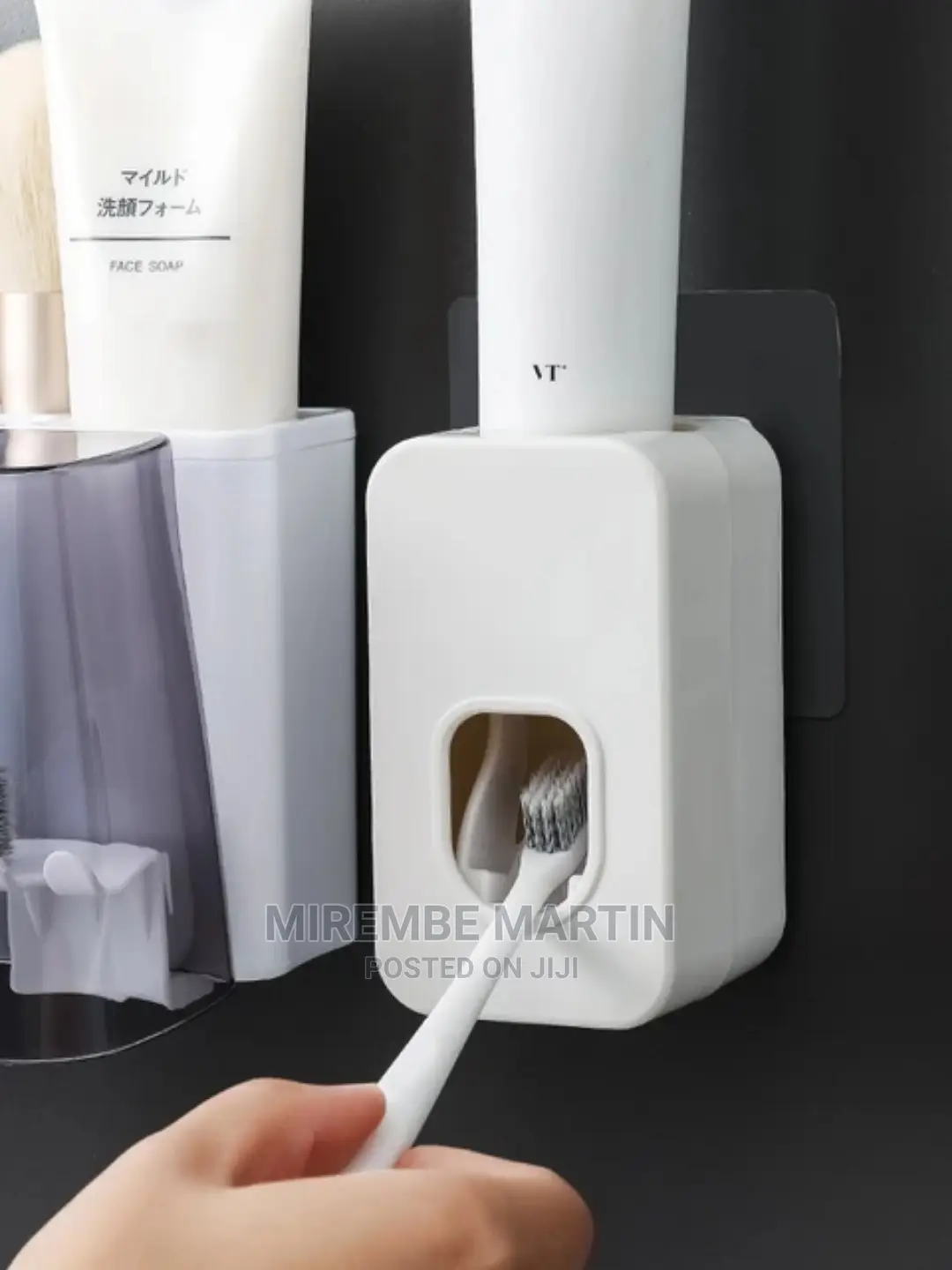 Bathroom Toothbrush Holder Automatic Toothpaste Dispenser