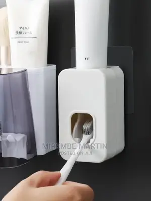 Bathroom Toothbrush Holder Automatic Toothpaste Dispenser