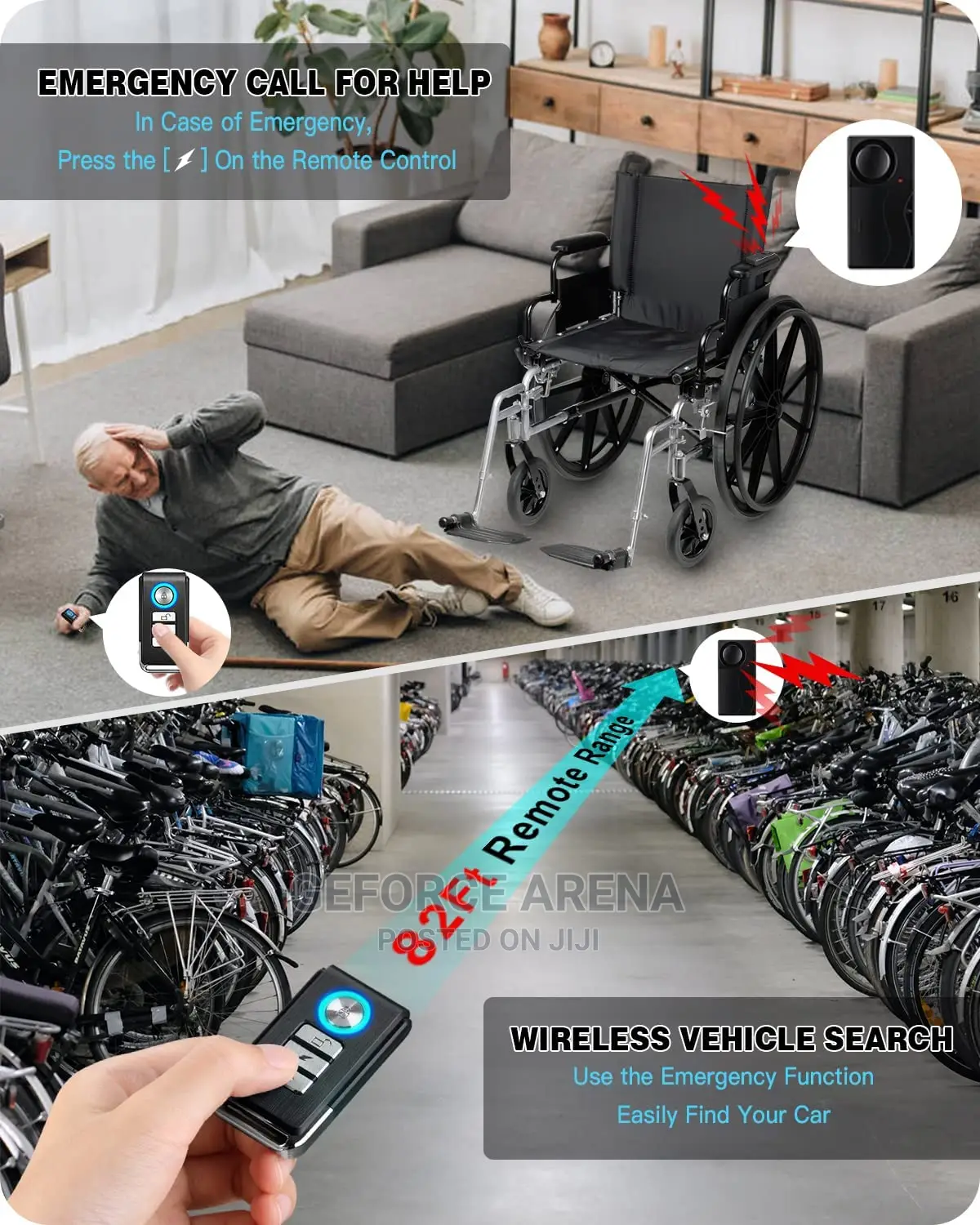 Wireless Vibration Security Alarm-Secure Your Home/Shop/Cars