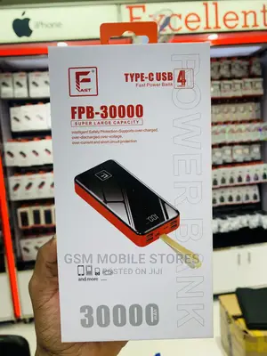 30000mah Fast Charge Power Bank