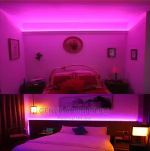 Led Strip Light - Pink - A Roll Of 50 Meters
