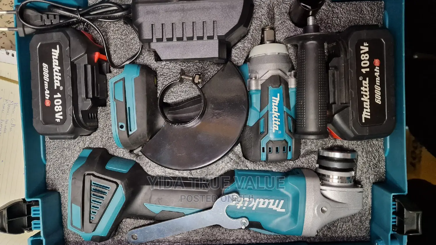 Cordless Grinder and Cordless Air Wrench