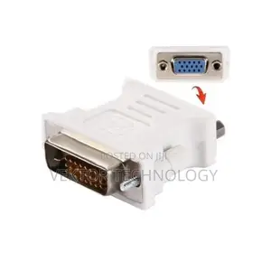 DVI 24+1 Pin Male to VGA 15pin Female Adapter