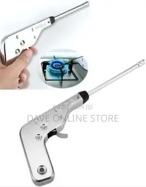 Gas Lighter With Electric Sparks – Silver
