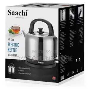 Saachi Electric Kettle NL-KT-7741 5.0 Liters – Silver