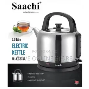 Saachi Electric Kettle NL-KT-7741 5.0 Liters – Silver