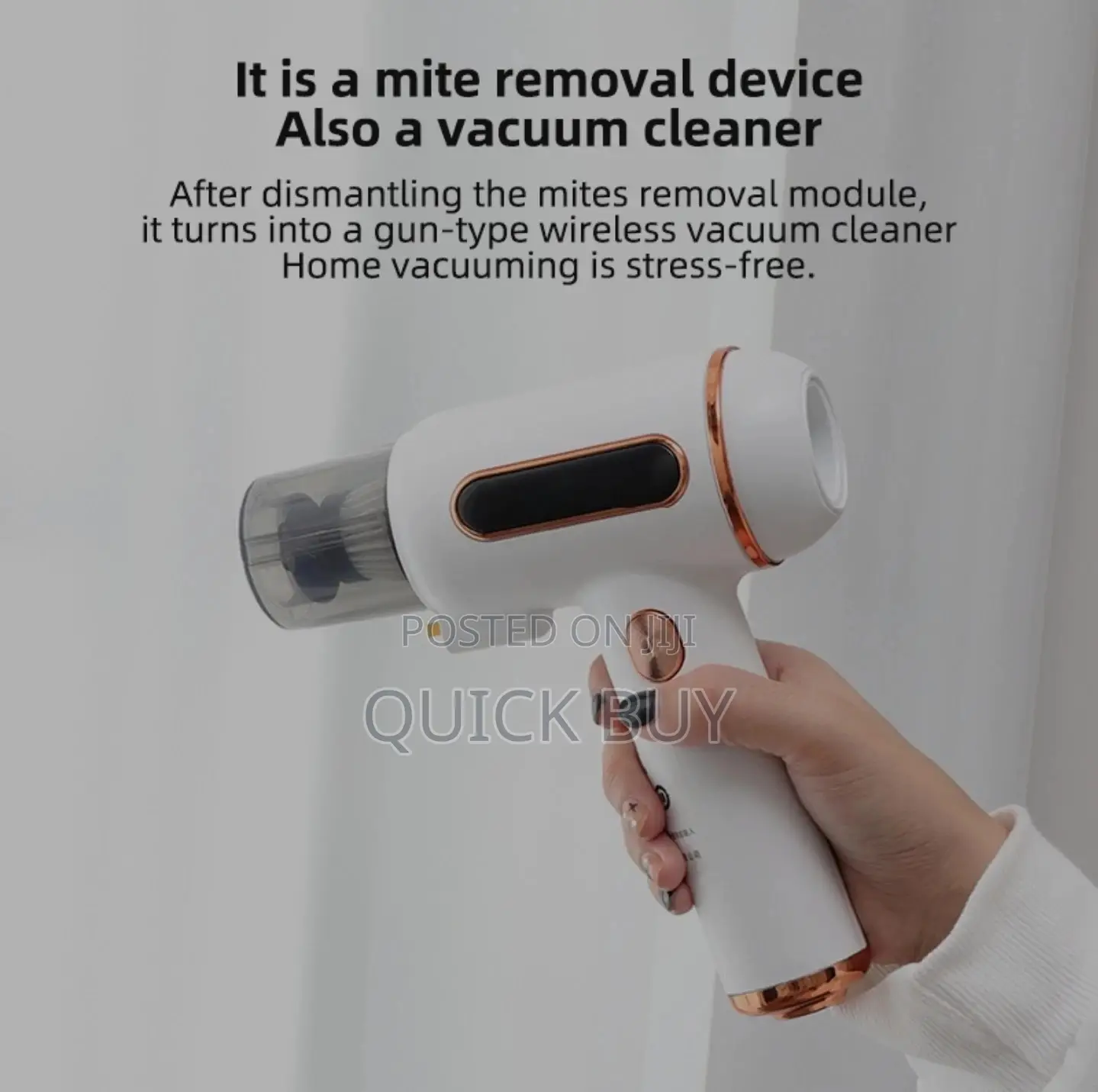 3 in 1 Handheld Vacuum Cleaner Plus Mite Removal