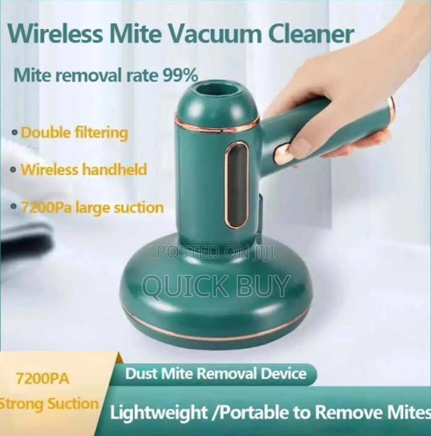 3 in 1 Handheld Vacuum Cleaner Plus Mite Removal