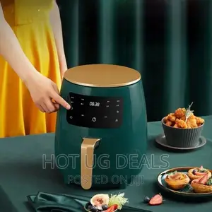 6L Oil Free Healthy Air Fryer - Green/Black
