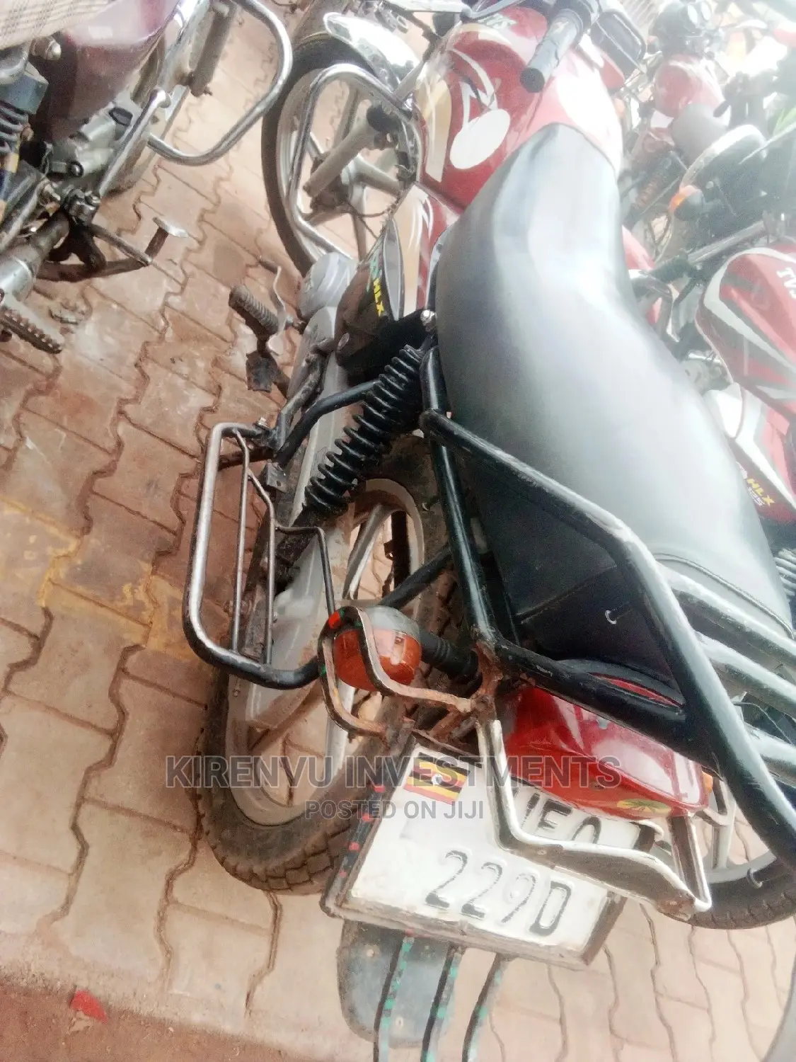TVS XL 100 2016 Red