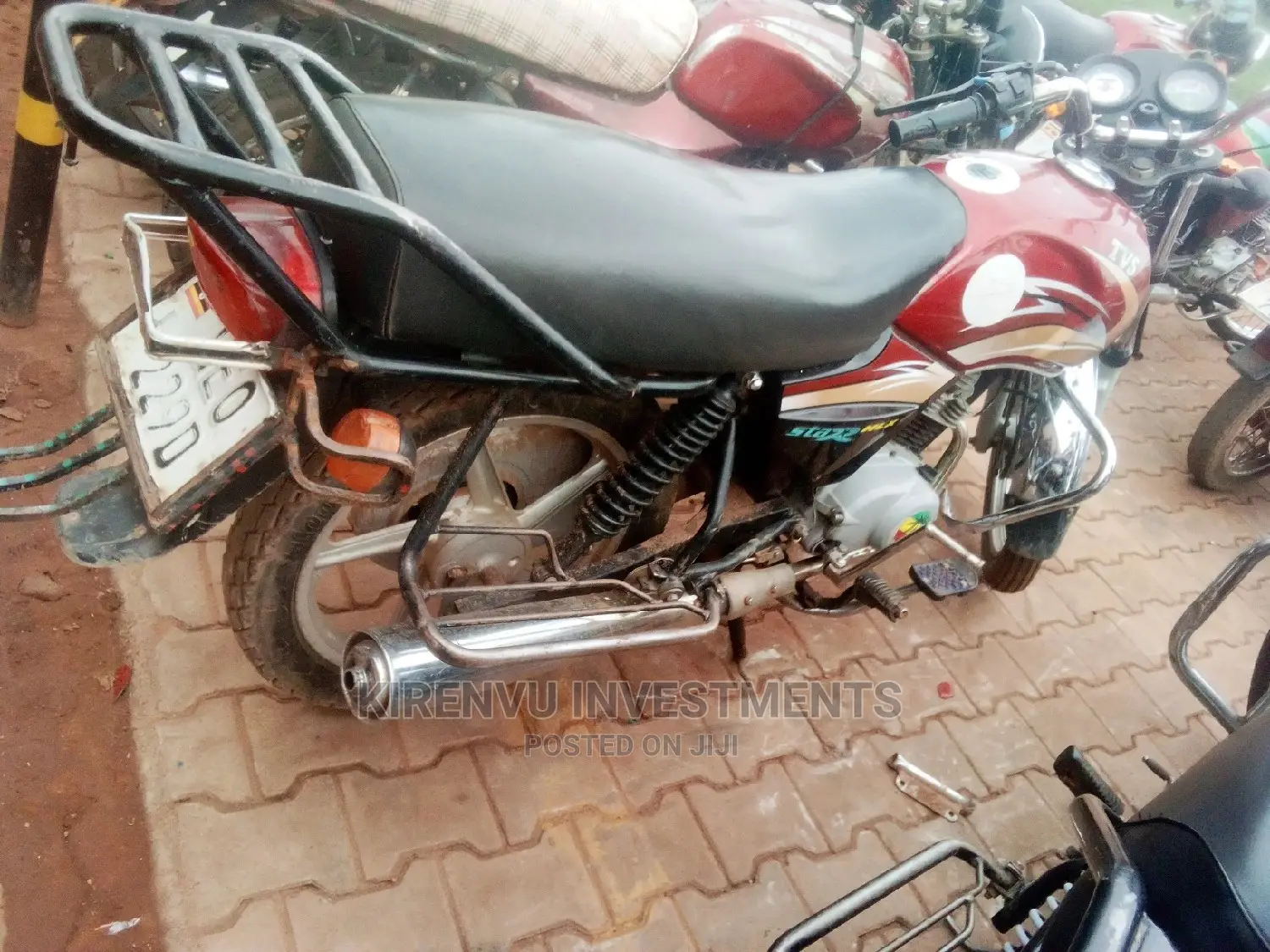 TVS XL 100 2016 Red