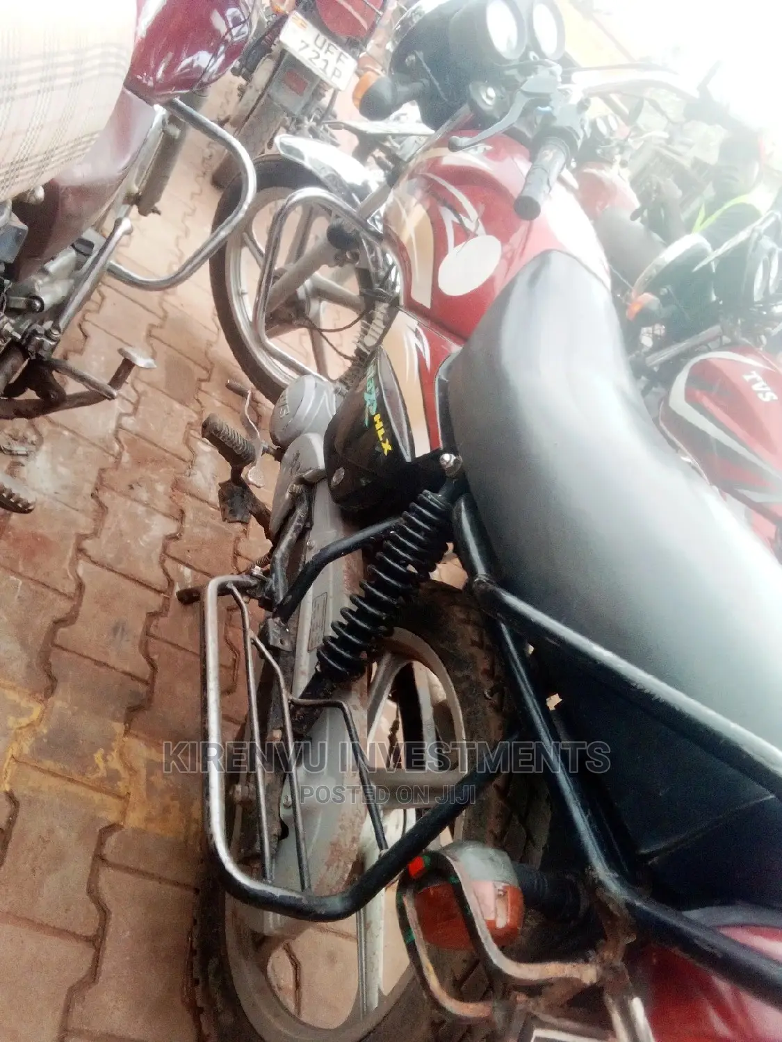 TVS XL 100 2016 Red