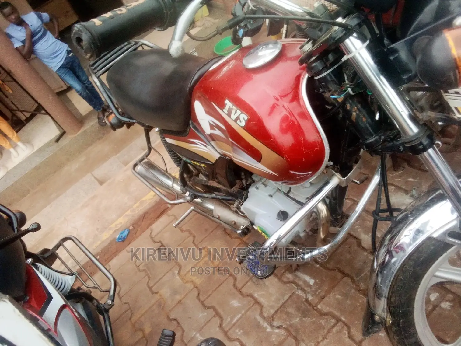 TVS XL 100 2016 Red