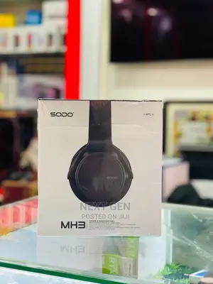 Sodo MH3 Stereo Wireless Headphone - Black