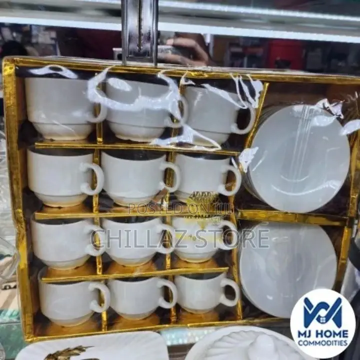 12pieces Coffee Tea Cups and Sourcers