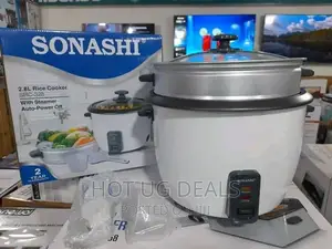 2.8l Sonashi Rice Cooker With Steamer- White