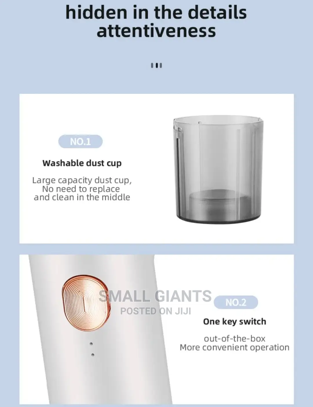 3 in 1 Handheld Dust Mite Vacuum Cleaner