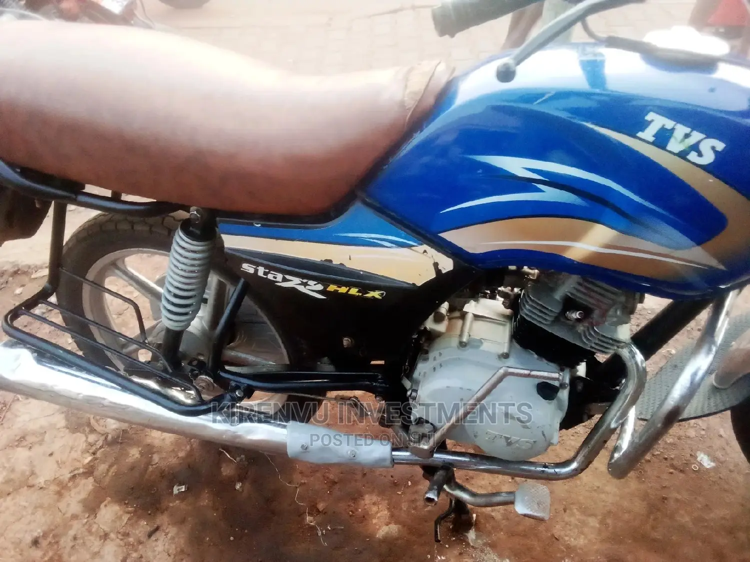 TVS XL 100 2014 Blue