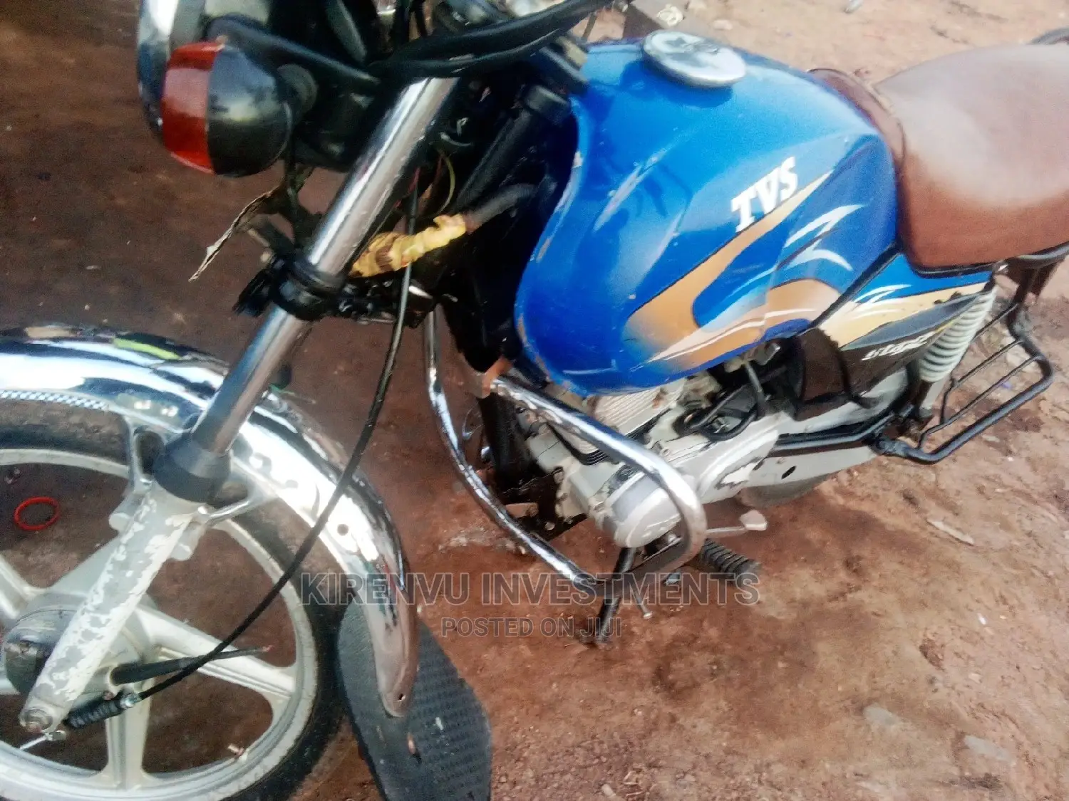 TVS XL 100 2014 Blue